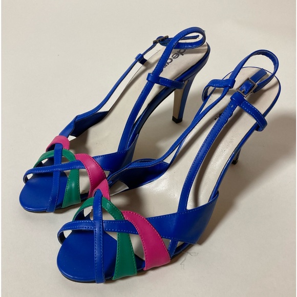 dear by Amanda Bynes Vintage Strappy Sandals heels size 9 - Picture 1 of 9